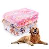 Pet Supplies Blanket Soft Warm Coral Fleece Dog Footprints Cat Dog Mattress Quilt Sleeping Dog Kennel Mat