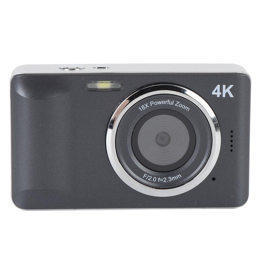 4K 64MP Digital Camera Autofocus Compact Point and Shoot Camera with 18X Digital Zoom 2.8 Inch