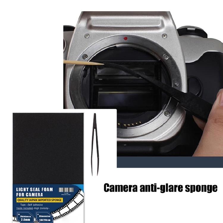 Leak Proof Sponge High Density Foam Film Light Seal Foam with Tongs Replacement for 120 135 Film Camera Replacement