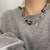 Love Heart Collar Chain Korean Style Necklace Flower Necklace Fashion Jewelry Women Clavicle Chain