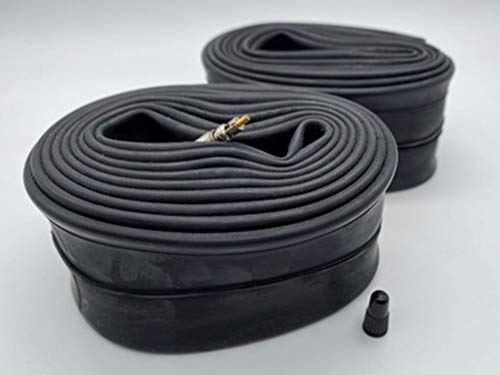 Set of two Continental MTB Presta tubes, 27.5x1.75-2.5 (47-584/62-584), 42mm valve length, in simplified packaging. [Parallel import]