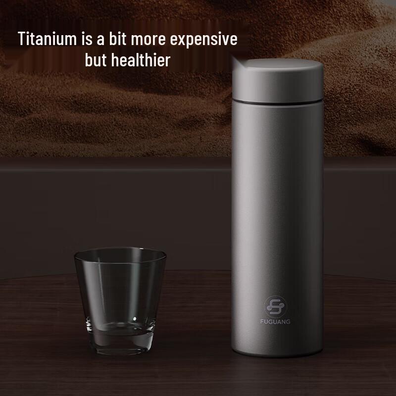 FUGUANG Pure Titanium Tea Infuser Thermos Cup
