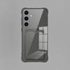 Чехол для телефона Samsung Galaxy S25 S24 S23 S22 Ultra S21 Plus S20 FE S25 Edge, противоударный, из ТПУ, с кармашком для карт, прозрачный