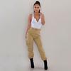Women Overalls Pants Army Military Combat Style Cargo Trousers Long Sports Pants Joggers