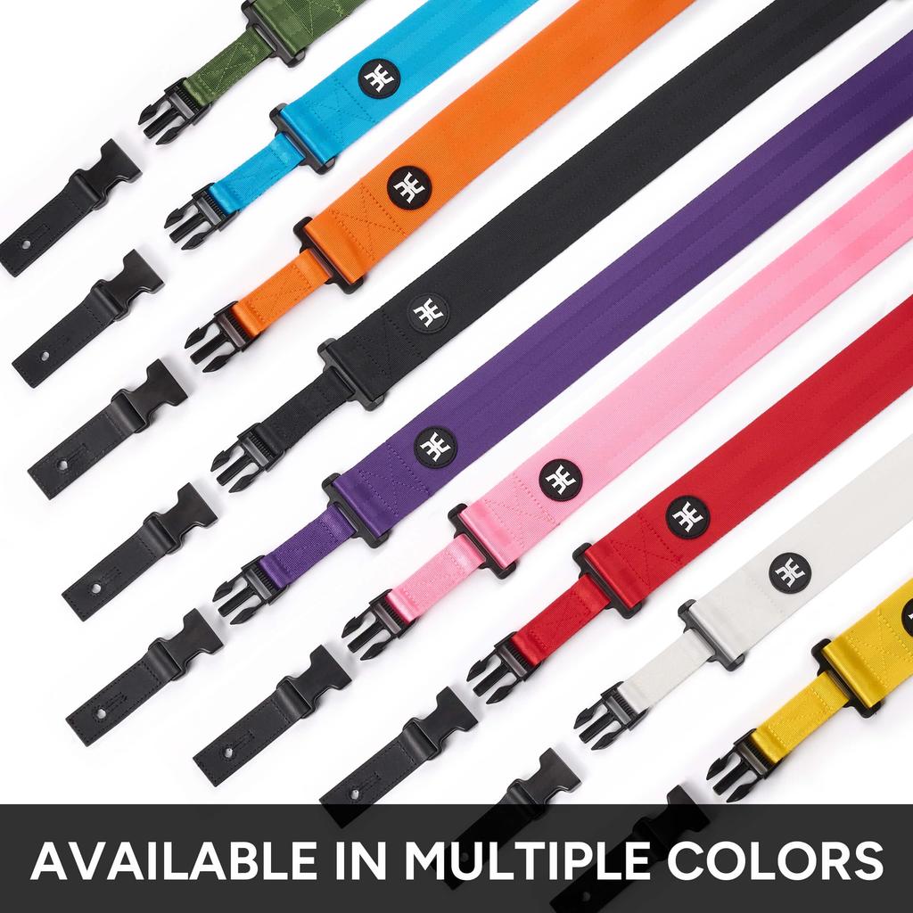 Нейлоновый ремень безопасности для гитары с пряжкой и зажимом для гитары [Amumu] Акустическая/Электрическая/Басовая