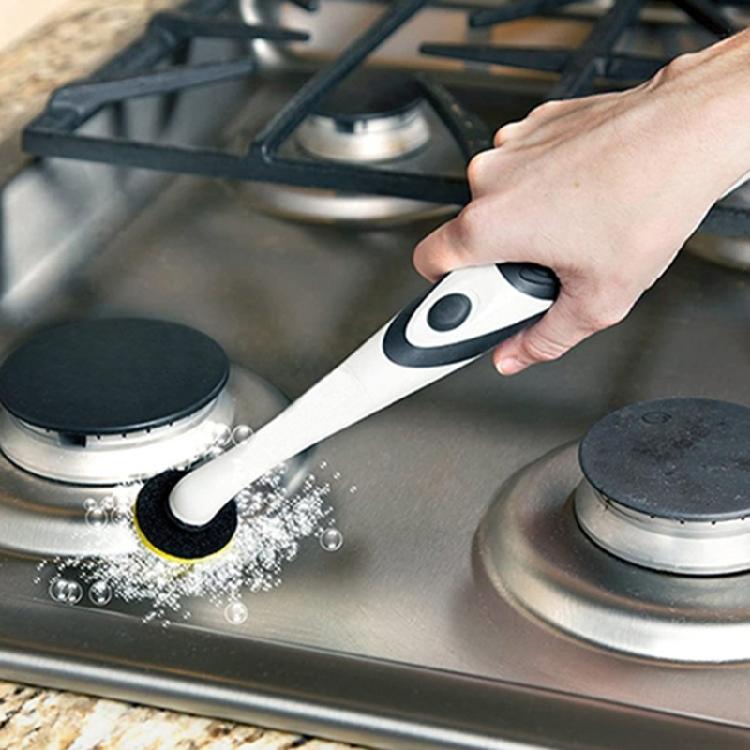 Электрическая щетка-скрабер Spin Scrubber, чистящий гаджет со сменными насадками