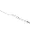 Les Trésors De Lily [J0992] - Silver 'Identity' Steel Curb Chain - 21 Cm 6 Mm