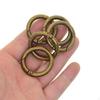 6 Pack Carabiner Clips with Spring Gate O Rings for DIY Crafts