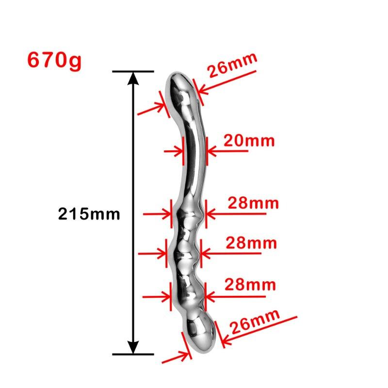Массажер простаты из нержавеющей стали, мастурбатор, анальная пробка, секс-игрушки для взрослых, рабыня, секс-товары, БДСМ