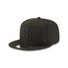 New Era 9Fifty 950 Black Basic Snapback Adjustable Cap (San Diego Padres (Black)) Free Size