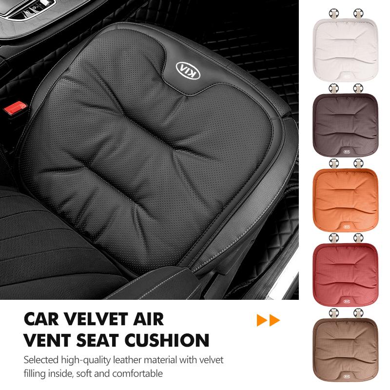 Velvet Air Hole Car Seat Protective Pad Cool Summer Cushion Auto Accessories For KIA Rio Optima Sportage Ceed Soul Stonic Forte aka265