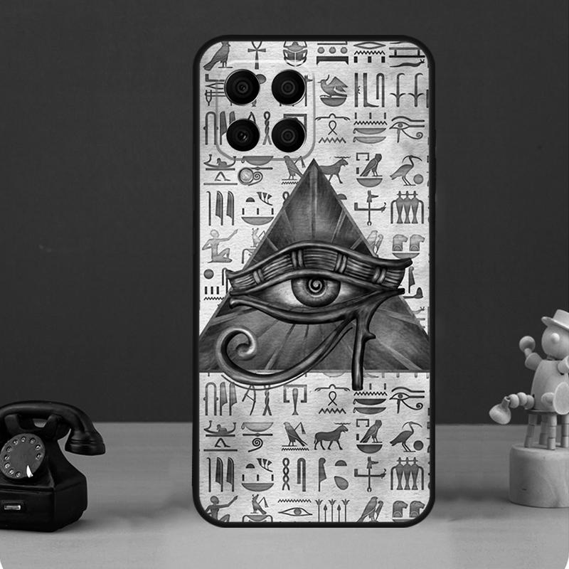 Чехол Eye of Horus Egypt для Samsung Galaxy M12 M32 M52 M55 M13 M33 M53 M14 M34 M54 M20 M30s M31s M51 M31 M21
