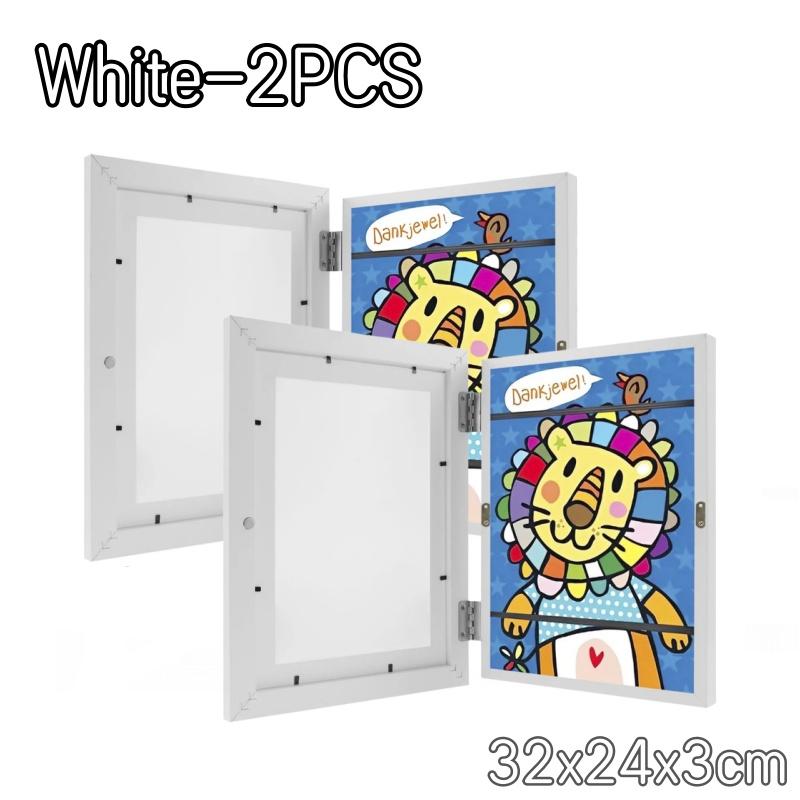 3 шт. детские художественные рамки с магнитным передним отверстием для постеров, фотографий, рисунков, картин, детских художественных картин, витринных рамок