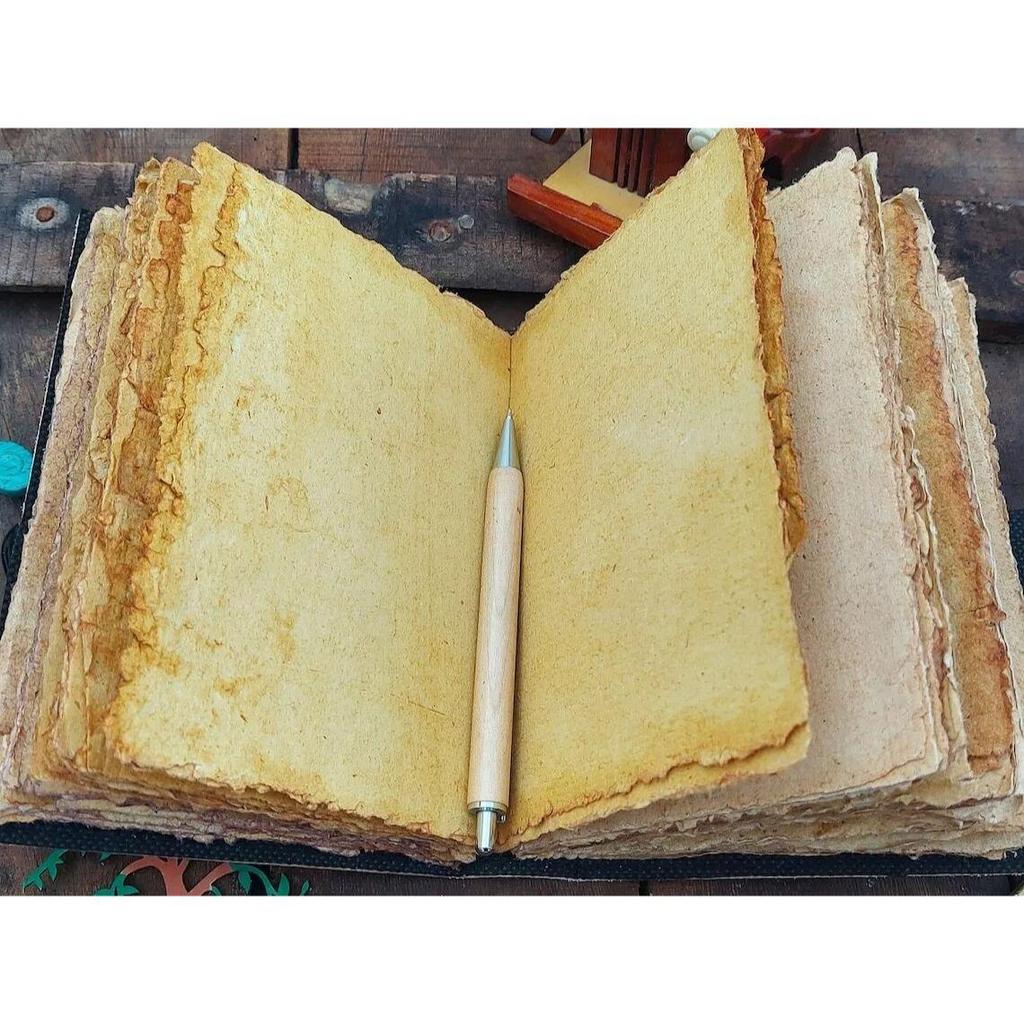 Wolf Handmade Leather Bound Journal Writing Notebook Diary Notepads