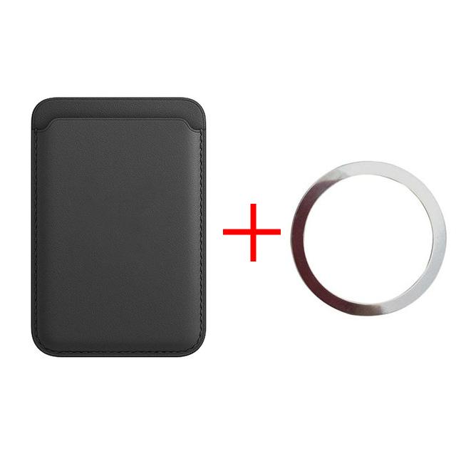 Для Magsafe Сильный Магнитный Кожаный Кошелек Карман Магнитный Для Apple iPhone 17 16 15 14 Держатель Карт Чехол-Сумка для Телефона Аксессуары