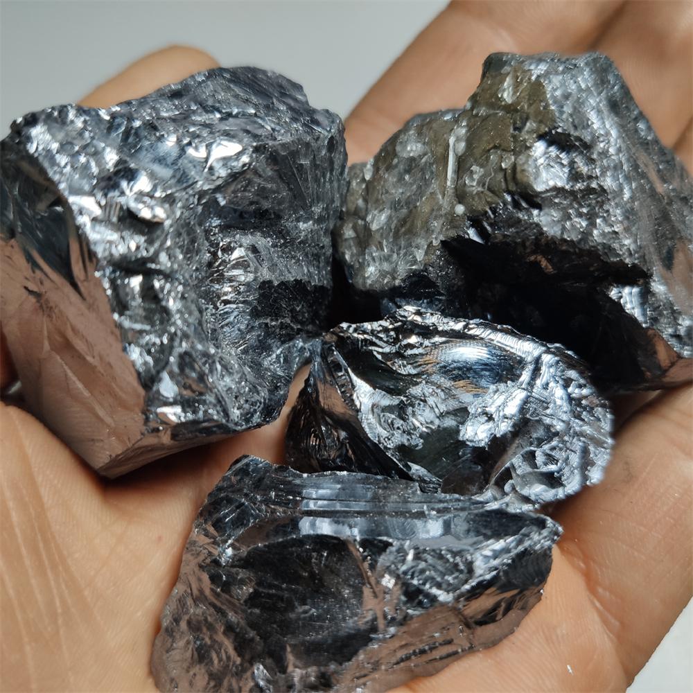 Натуральный грубый необработанный терагерцовый камень с металлическим блеском, минеральный образец, садовый аквариум, кристаллы, исцеление, энергия Рейки, украшение для дома