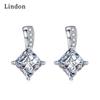 Lindon Copper Alloy Zircon Earrings Drop Earrings For Women Wedding Party Gifts
