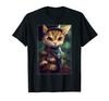 Monster a Hunter Cat Adventurer Dutch Angle Action T-Shirt