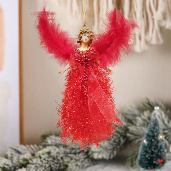 Рождественская плюшевая кукла-ангел, праздничное украшение, подарок, милая очаровательная мягкая ткань, качественная работа, рождественское украшение