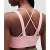Lululemon Like A ClouD Longline brA  Light Support  D DD Cup Pink tiDe