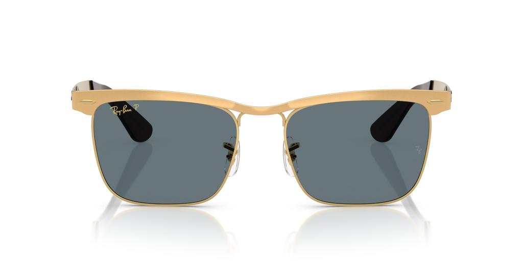 Солнцезащитные очки 0RB3875 WAYFARER DELUXE ПЕСКОСТРУЙНАЯ НОЖКА LEGEND GOLD ТЕМНО-СИНИЙ ПОЛЯР 92763R56 Поляризационные [Ray-Ban]