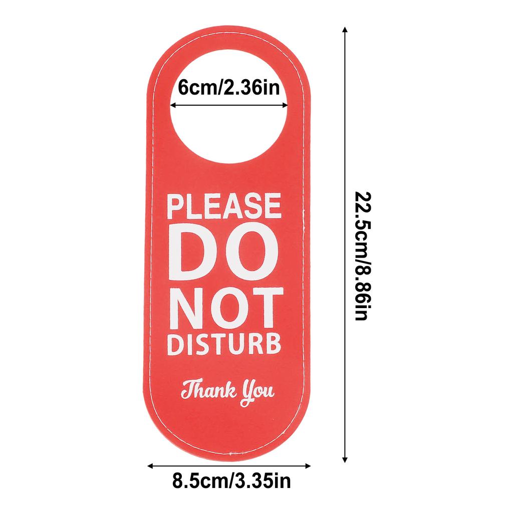 2pc Do Not Disturb Please Knock Signs Door Knob Meeting Room Door Hanger Tags Label Warning Bulletin Board For Hotel Mall Office