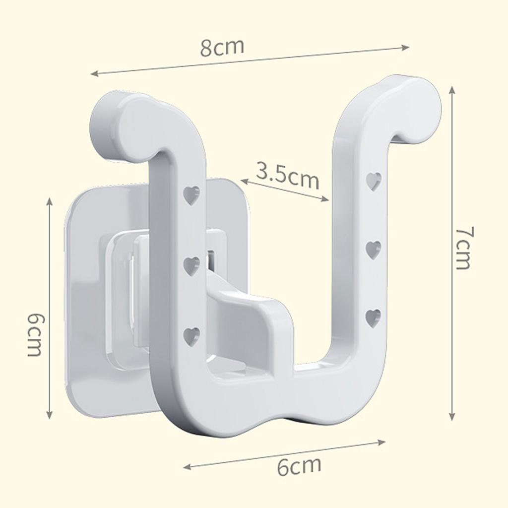 12 шт. Держатель для обуви, тапочек, настенный органайзер для хранения, самоклеящаяся полка для обуви для двери, шкафа, ванной комнаты, гостиной