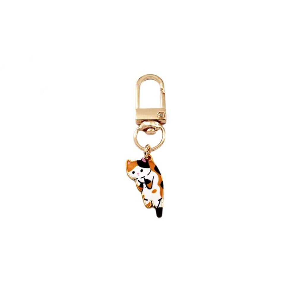 Animal Kitten Charm Zinc Zinc Alloy Keychains Zinc Zinc Alloy Little Fresh Birthday Gift