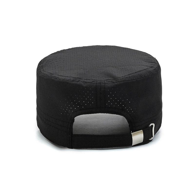 Модная мужская шляпа с плоским верхом, быстросохнущая летняя сетчатая шляпа, дышащая, легкая, солнцезащитная, мужская кепка