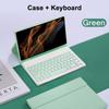 Чехол с клавиатурой Bluetooth для Samsung Galaxy Tab S8 Ultra 14,6 дюймов (2022 г.), 12 дюймов Tab A9 S9 Fe, кожаный чехол с держателем S Pen, чехол для планшета