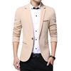 Мужской Блейзер Модный Бренд Slim Fit Пиджаки Мужской Смарт Однотонный Повседневный Костюм Пальто Плюс Размер M-5XL
