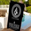 V-Volcoms ЛОГОТИП Пляжное полотенце Цветные банные полотенца Для девочки Микрофибра Быстросохнущее Без песка Пляж Йога Спа Тренажерный зал Бассейн