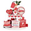 Valentine's Day Tray Decorative Decorations, Love Atmosphere Scene Decoration Set