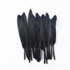 20pcs/Lot Dyed Black Feathers Rooster Goose Feathers for Jewelry Making Ostrich Pheasant Feathers for Crafts Carnaval Assesoires