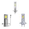 H1 3 H7 LED Bulbs, High and Low Beam Fog Ligh Bulbs 6000K White IP67, Plugs and Play,Headlight Bulb