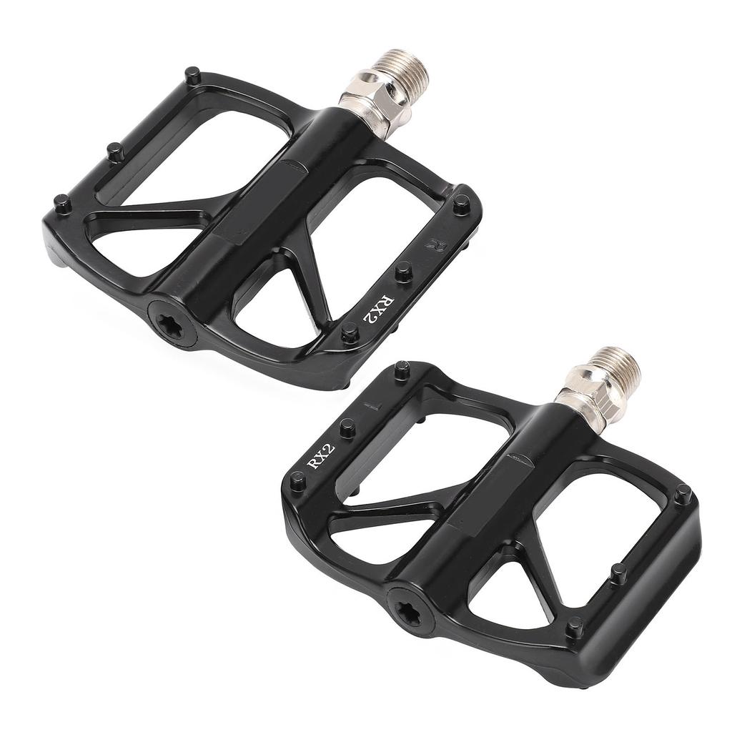 MEROCA Велосипедные педали Педали для горного велосипеда Алюминиевые педали на DU подшипниках для шоссейных велосипедов RX2 Черные