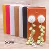 100pcs Earmail Set Cards Solid Color Earring Tags 5x9cm Jewelry Set Display Card