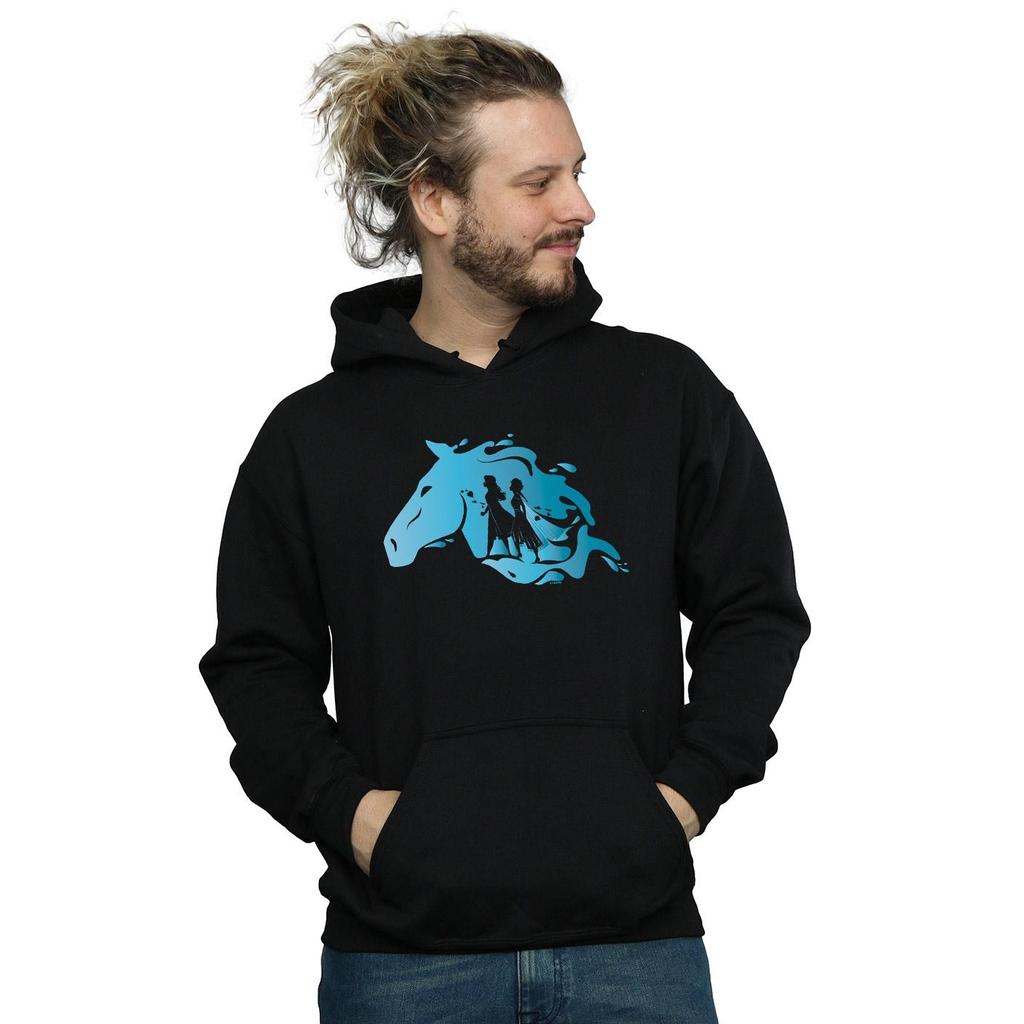 Disney Mens Frozen 2 Nokk Silhouette Hoodie