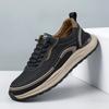 Роскошная мода Мужские кроссовки Универсальная нескользящая трендовая обувь Уличная износостойкая обувь для хайкинга Обувь для ходьбы для людей среднего и пожилого возраста