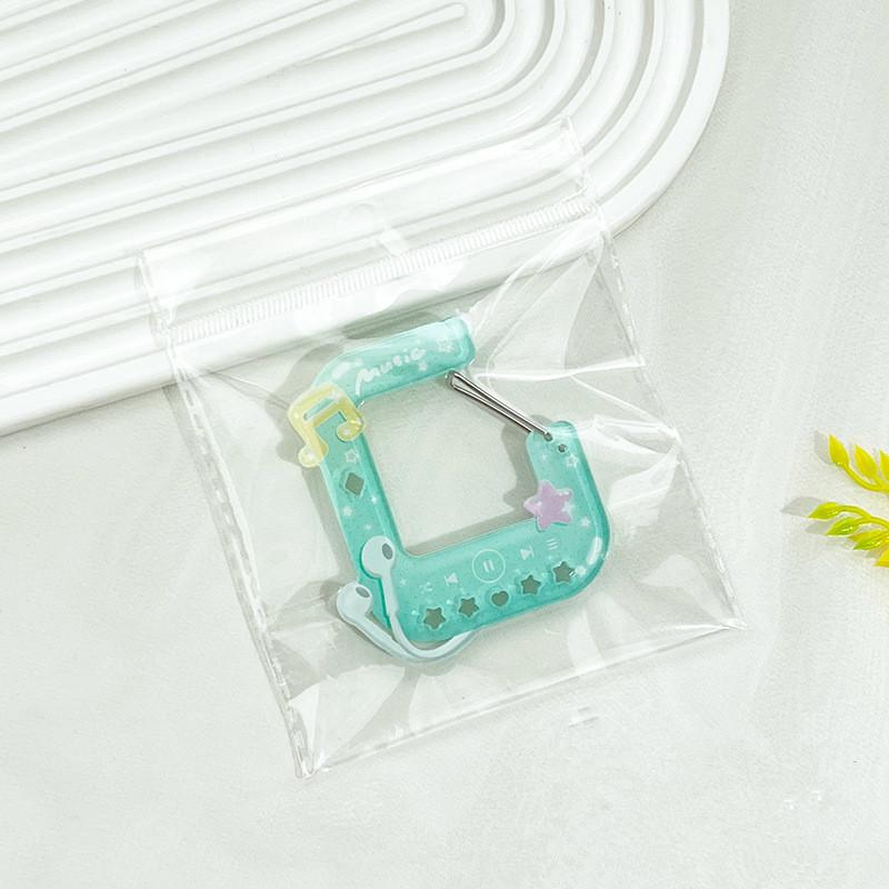 Cute Acrylic Charm Carabiner Climbing Buckle High Aesthetic Value Bag Pendant Creative Gift Keychain Backpack Handbook Decor