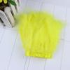 Long Fluffy Marabou Turkey Feathers Trimming 10-15CM Plumes Stitched On Ribbon Fringe For  Dress Decorative Border Trim 18color