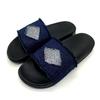 New Fashion Women's Summer Bling Flashing Sandals Denim Flat Slippers Flip Flops Women Sandals Zapatos De Mujer