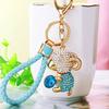 Zodiac Elegant Rhinestone Sheep Key Ring Charming Car Accessory For All Occasions Gift