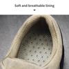 Men's Genuine Leather Shoes Outdoor Non-slip Sneakers Breathable Large Size Casual Shoes Fashion Flats Boat Shoes Men Loafers