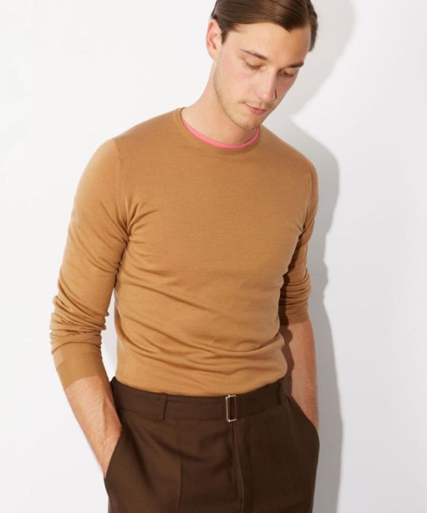 Jonseumedeulli Lundy Merino Wool Round Neck Knit Classic 10 Colors (A Type)