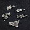 Coat Collar Pin Music Score Brooch Women Brooch Korean Style Badge Musical Instruments Brooch