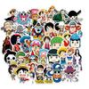 50 Водонепроницаемых Цельных Аниме Наклеек для Чемодана, Самоката, Машины или Велосипеда