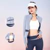 Спортивная куртка с длинным рукавом, женская рубашка на молнии для фитнеса, йоги, спортивный топ, спортивная одежда, быстросохнущие пальто для бега, одежда для тренировок, женская спортивная одежда