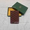 Goya Unisex Passport Holder & Travel Organizer - Protective Dogtooth Cover & Wallet