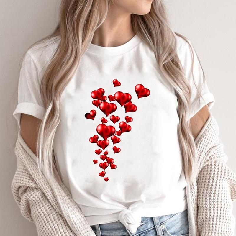 Clothing Summer Graphic Tee Funny Trend Avocado Love Style Trend Cute Print Ladies Female T Top Casual Short Sleeve Women's Fashion T-shirt